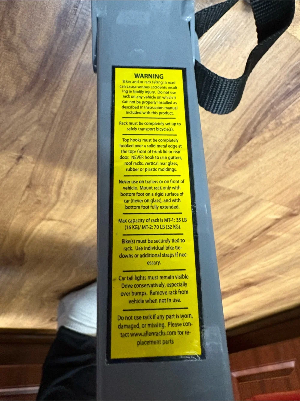 Allen Sports compact solo bike rack Model MT-1